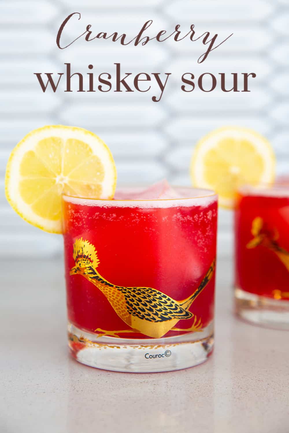 Cranberry Whiskey Sour