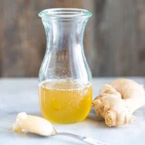 Ginger Simple Syrup Ingredients