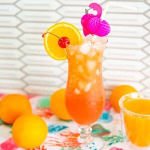 Hurricane Cocktail in a