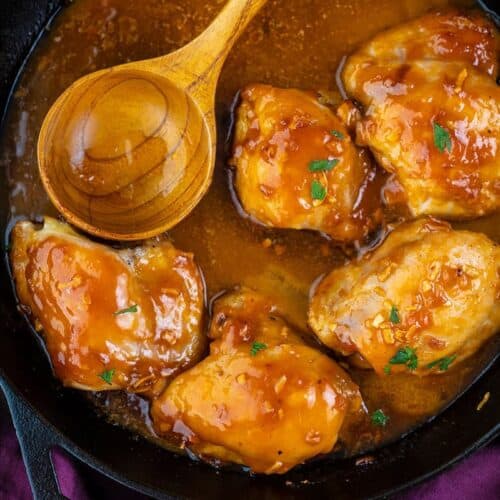 Classic Apricot Chicken - The Kitchen Magpie