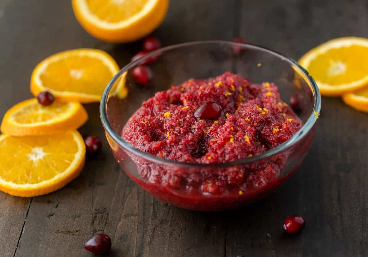 Fresh Cranberry Orange Relish