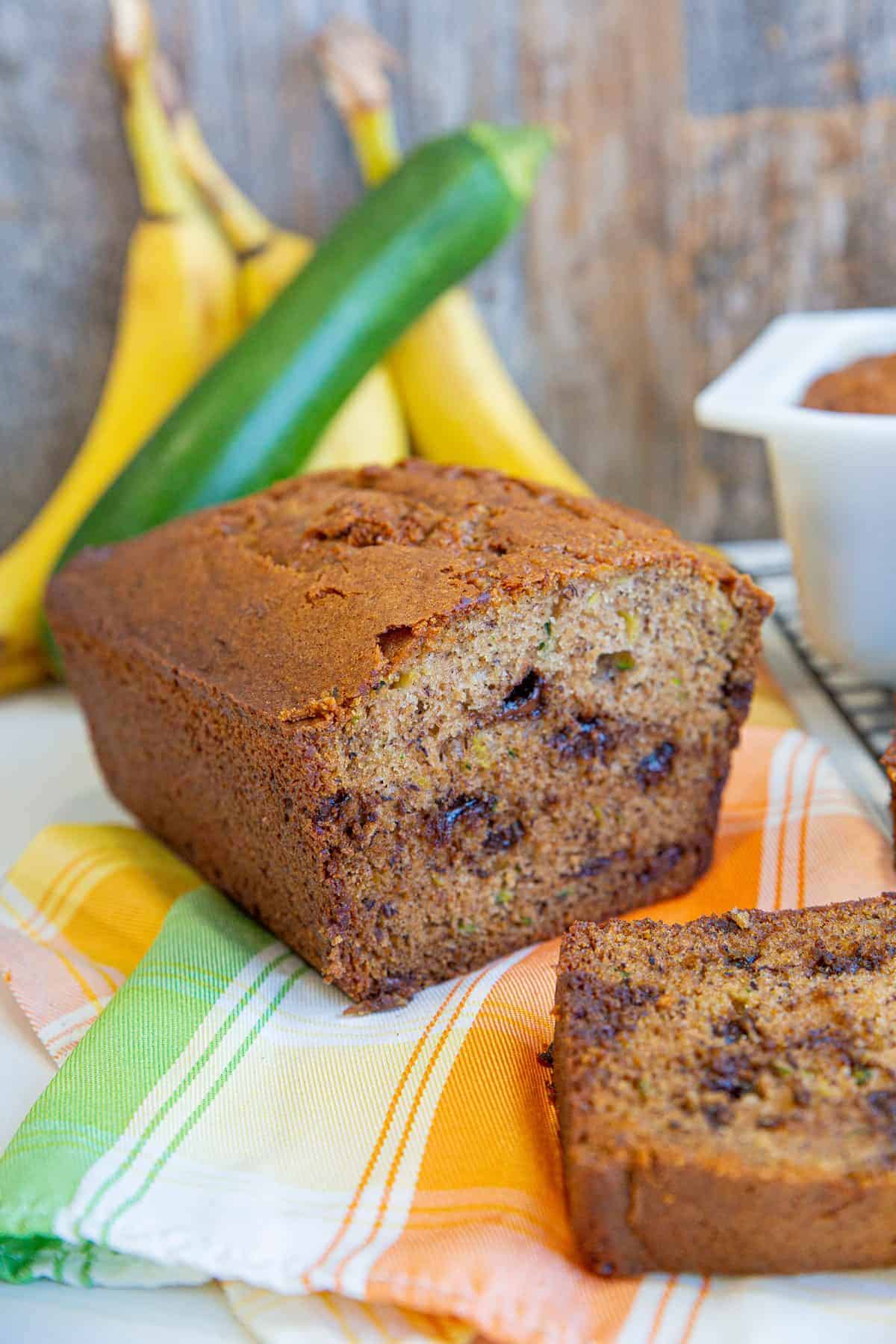 Zucchini Banana Bread | The Kitchen Magpie