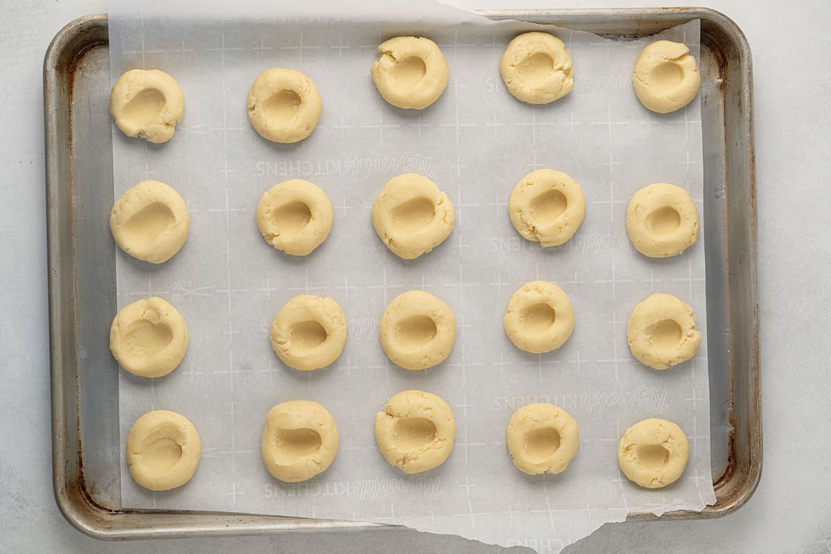 Cookies ready for filling!