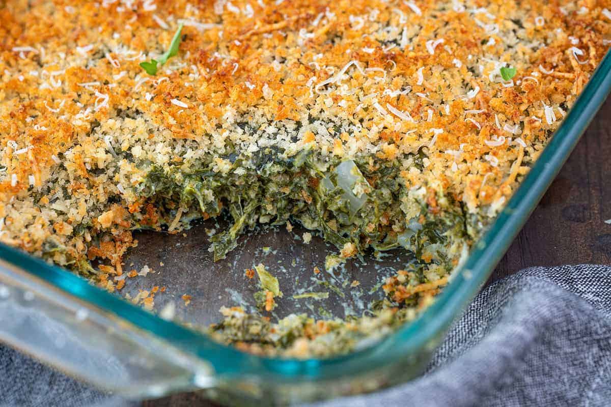 Creamy Spinach Casserole