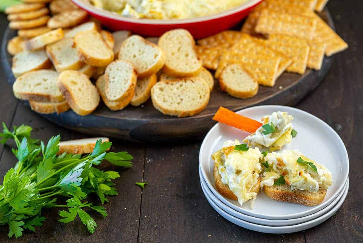 Hot and Cheesy Artichoke Dip