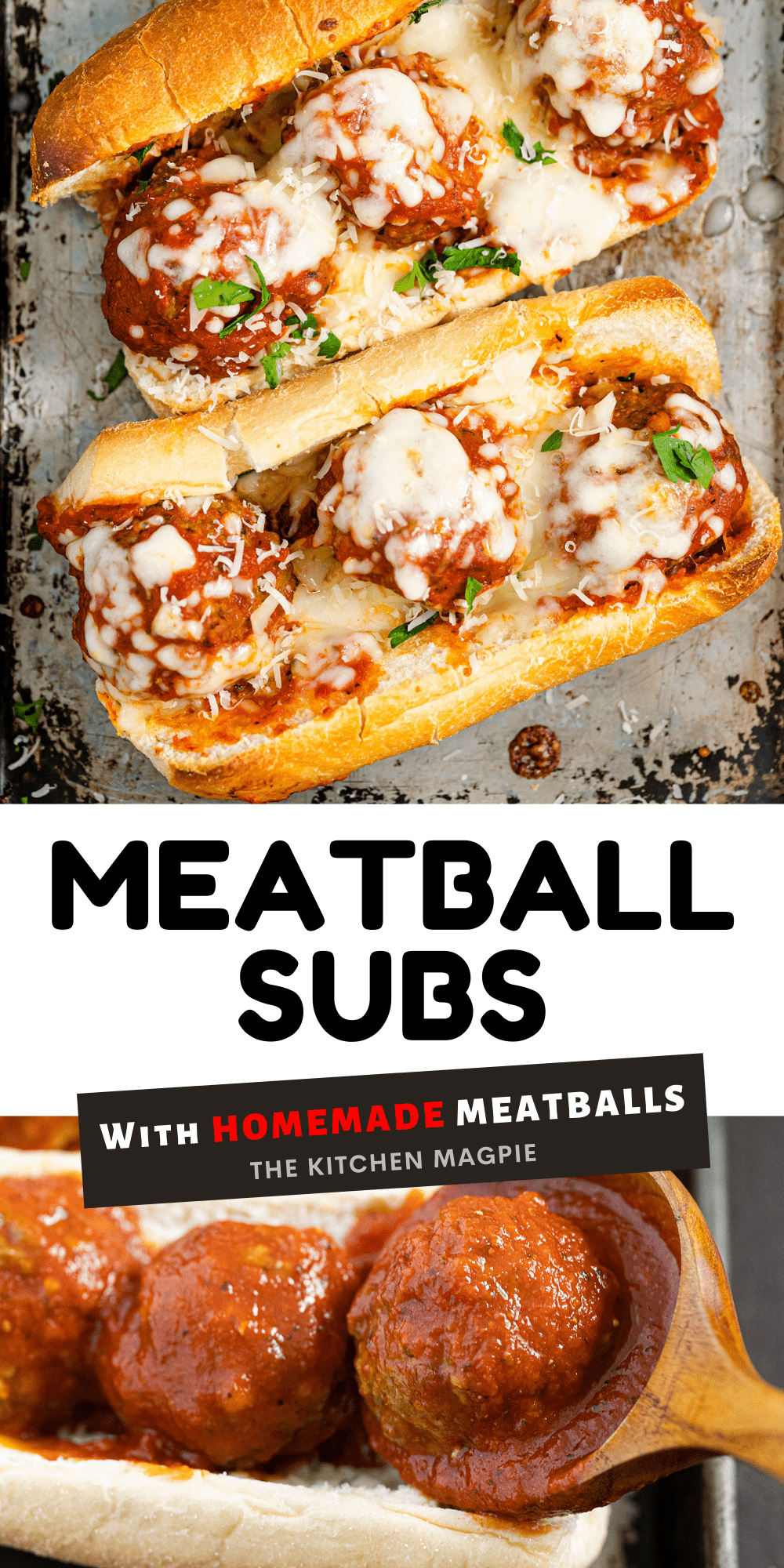 This amazing meatball sub recipe uses baked meatballs, garlic butter, and your favorite prepared four cheese pasta sauce to create an incredible sandwich. Every part of this recipe could be bought at the store or made from scratch if you're feeling fancy, it's up to you!