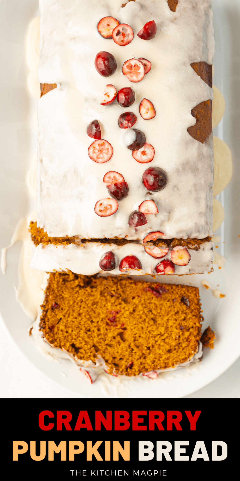 Delicious pumpkin cranberry bread using fresh cranberries. It's sure to be a new family favorite! 
