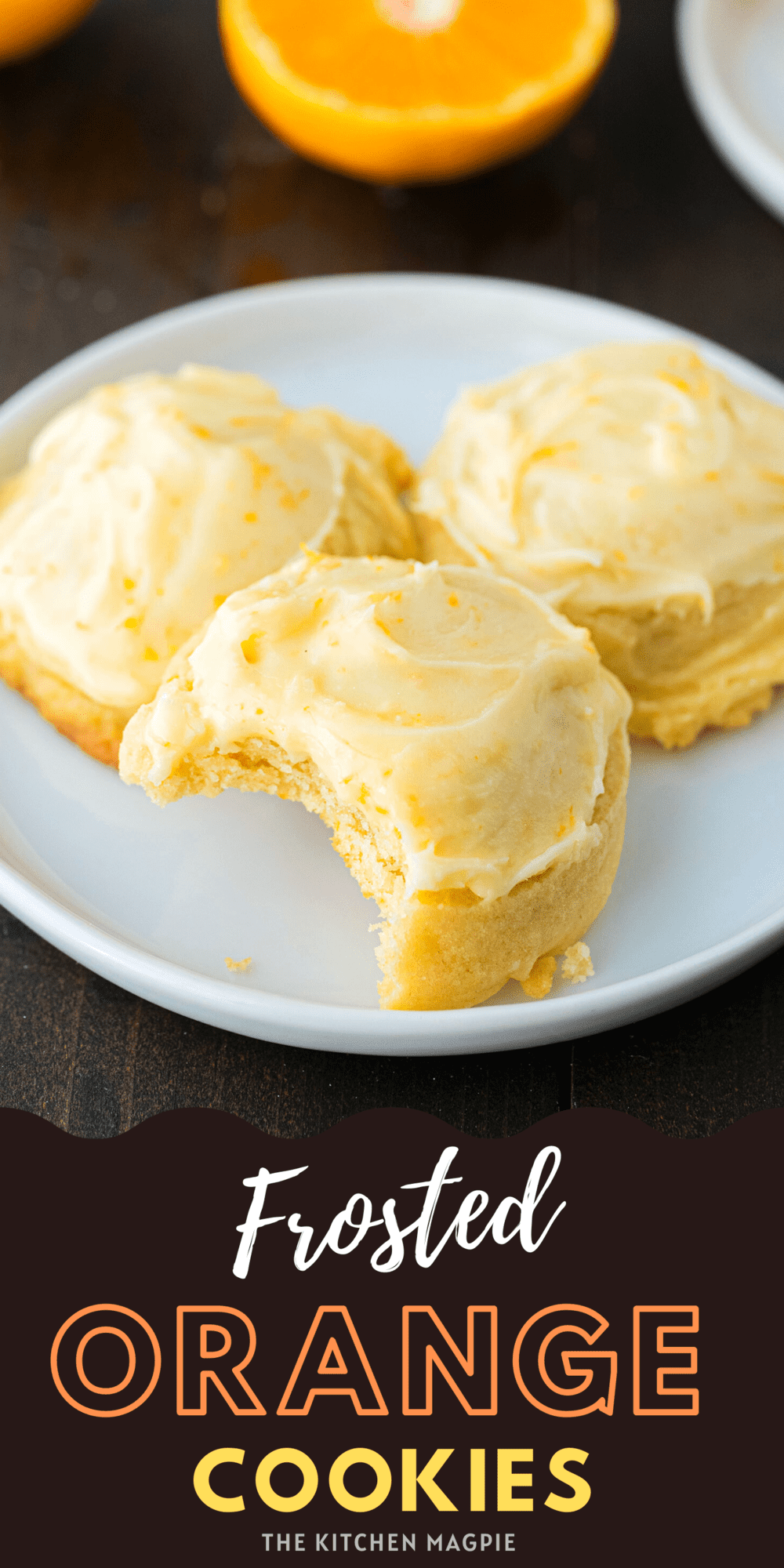 These buttery soft orange cookies are bursting with flavor and are topped with a perfect sweet, tangy orange icing glaze.