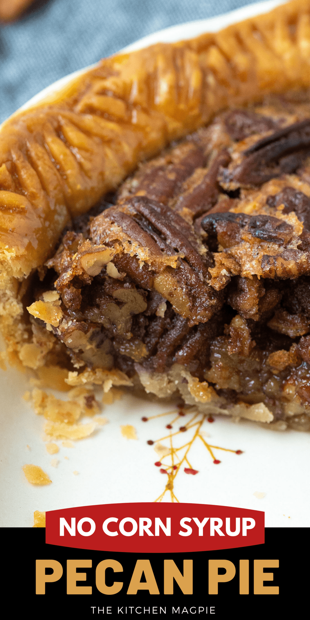 How to make a decadent, sweet and crunchy pecan pie without corn syrup!
