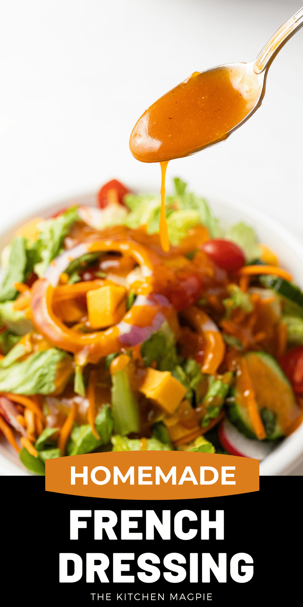 Homemade French dressing is sweet, creamy and tangy, so easy to make and simple to customize the flavor to your individual tastes.