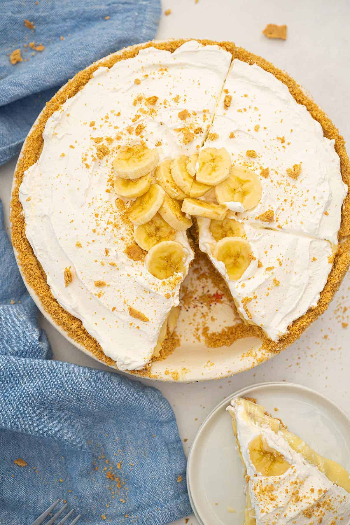 Old Fashioned Banana Cream Pie Recipe The Kitchen Magpie