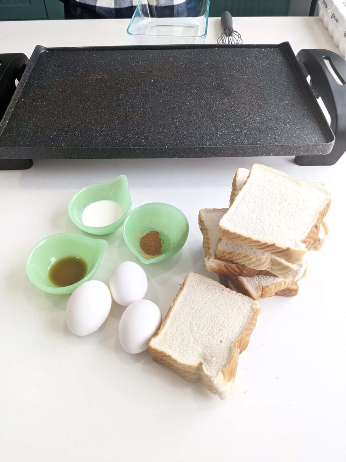 Homemade French Toast Ingredients