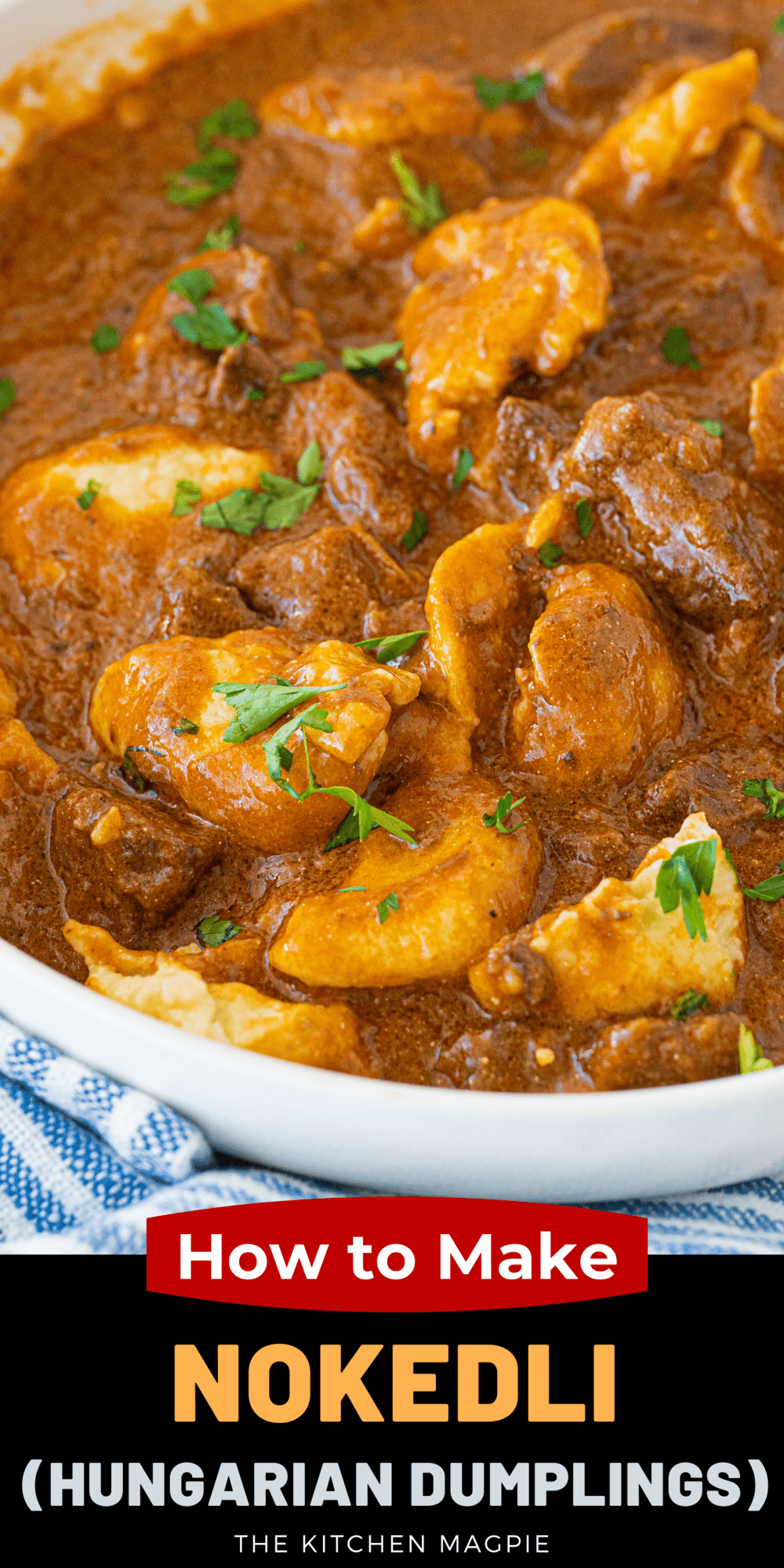 How to make sour cream Hungarian dumplings that turn every recipe into a tangy delight. Serve with goulash or chicken paprikash. 