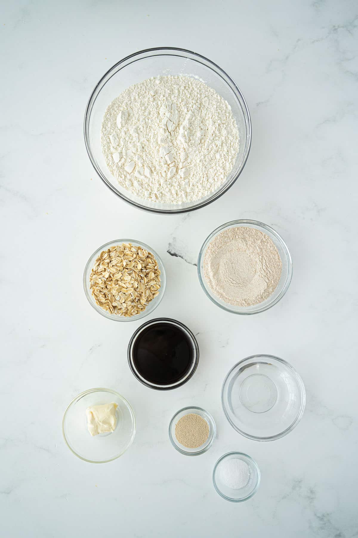 Oatmeal Bread ingredients