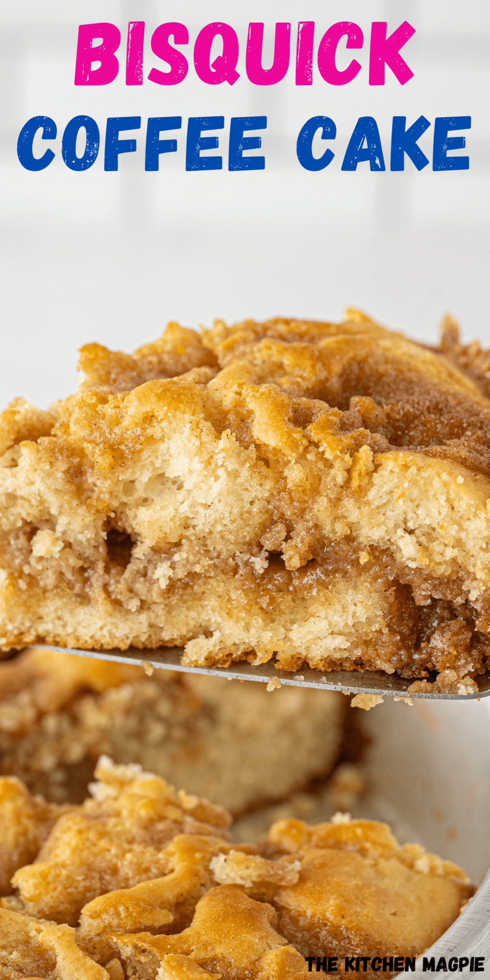 How to make classic Bisquick™ Coffee Cake. This recipe is best eaten right after it is baked, and is the first cake that many of us learned to bake when we were kids!