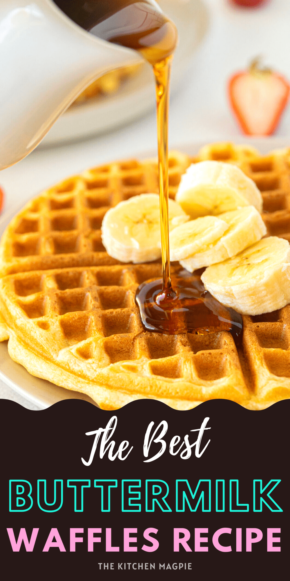 Classic Buttermilk Waffles - The Kitchen Magpie