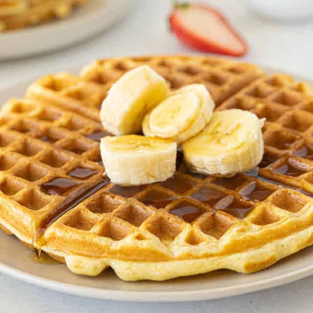 Classic Buttermilk Waffles - The Kitchen Magpie