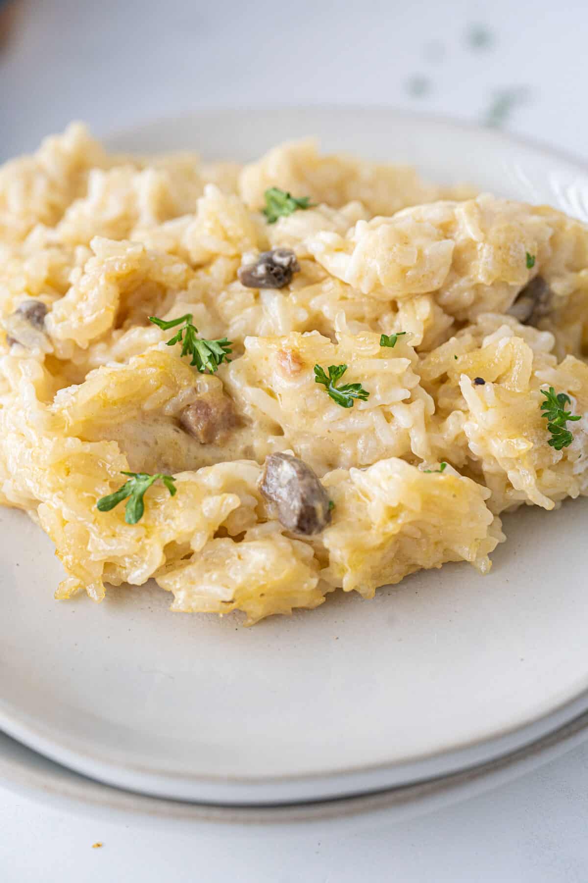 Buttery Mushroom Rice