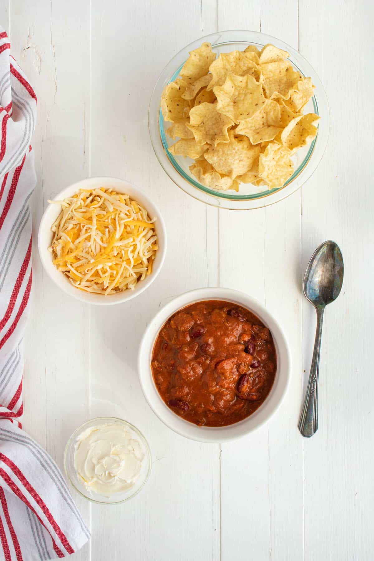 ingredients for chili cheese dip