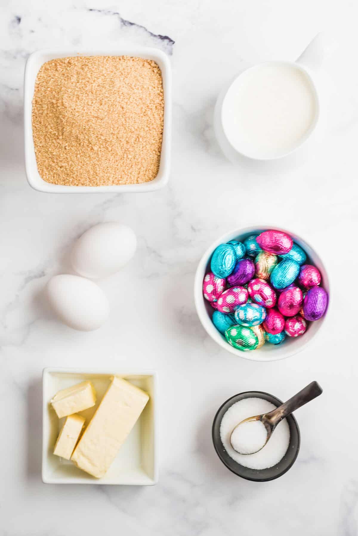 ingredients for chocolate mousse pie