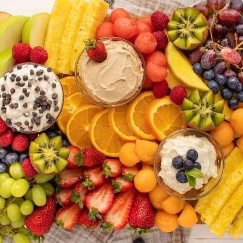 Fresh Fruit Platter with Dips The Kitchen Magpie