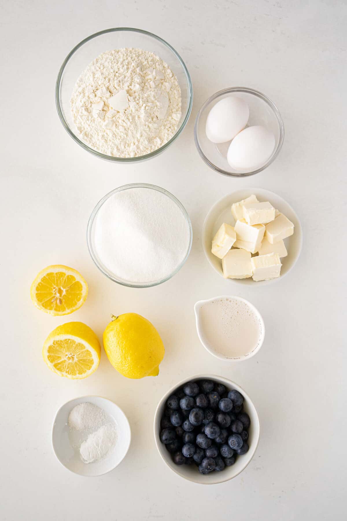 lemon blueberry bread ingredients 