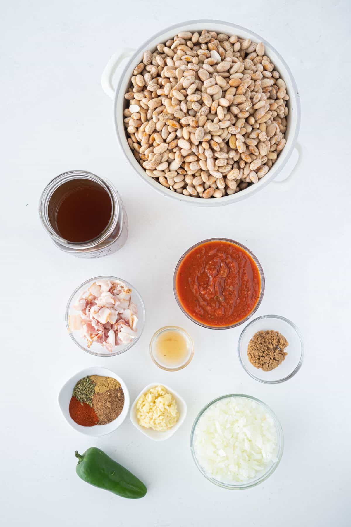 ingredients for ranch style beans 