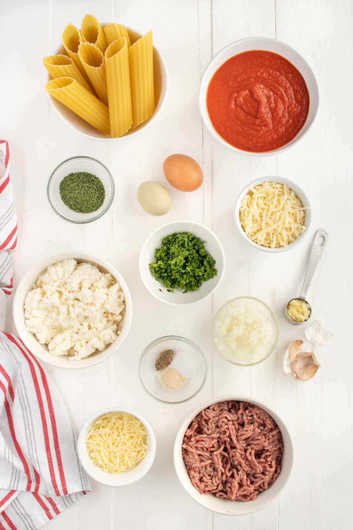 ingredients for manicotti