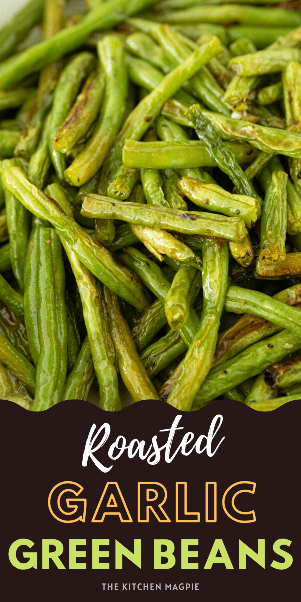 This fast and simple recipe for roasted green beans with garlic is uncomplicated yet still delicious and tender, a perfect way to add some greens to your meal.