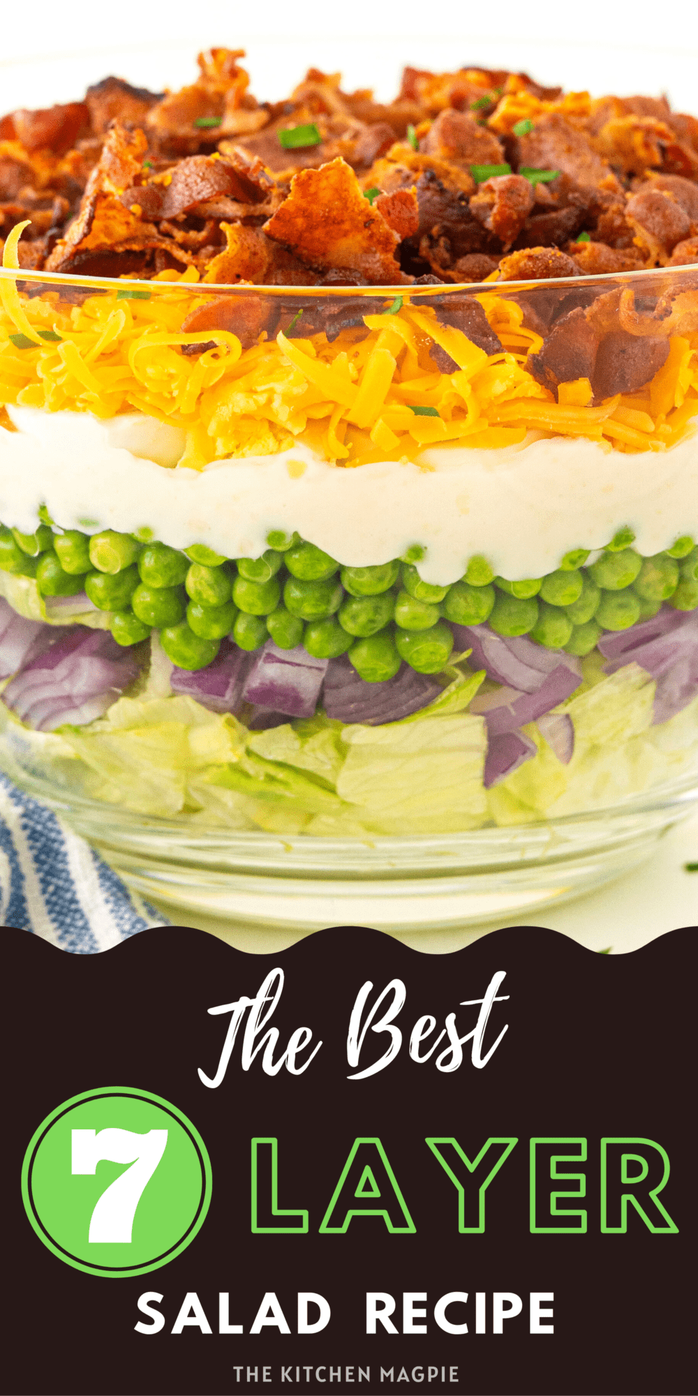 An absolutely delicious 7 layer salad recipe