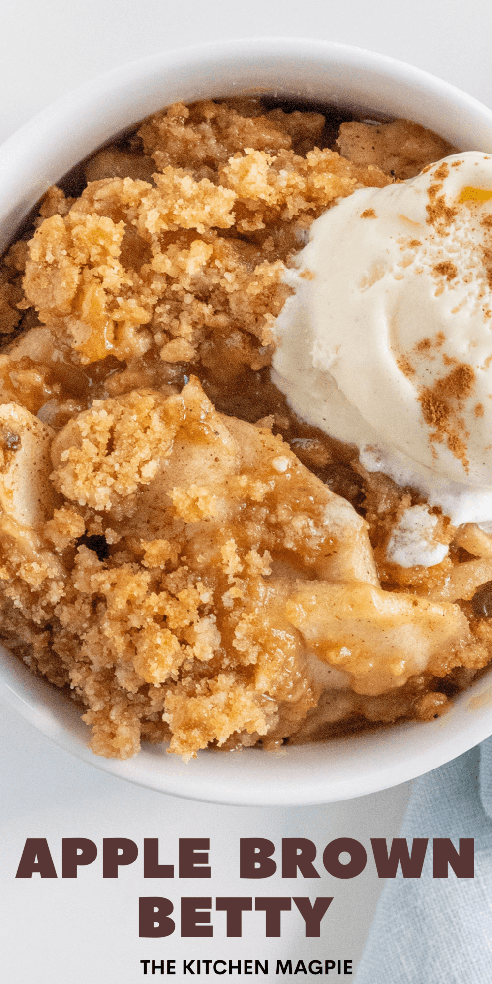 Apple Brown Betty is another easy, sweet option to use up your fall apples! Sweet, tangy, and extra crunchy, this is the perfect fall dessert to give you that cozy, autumnal feel on a cold night.
