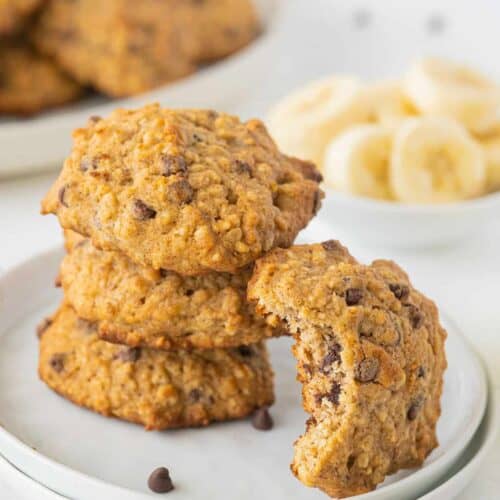 Banana Oatmeal Cookies - The Kitchen Magpie