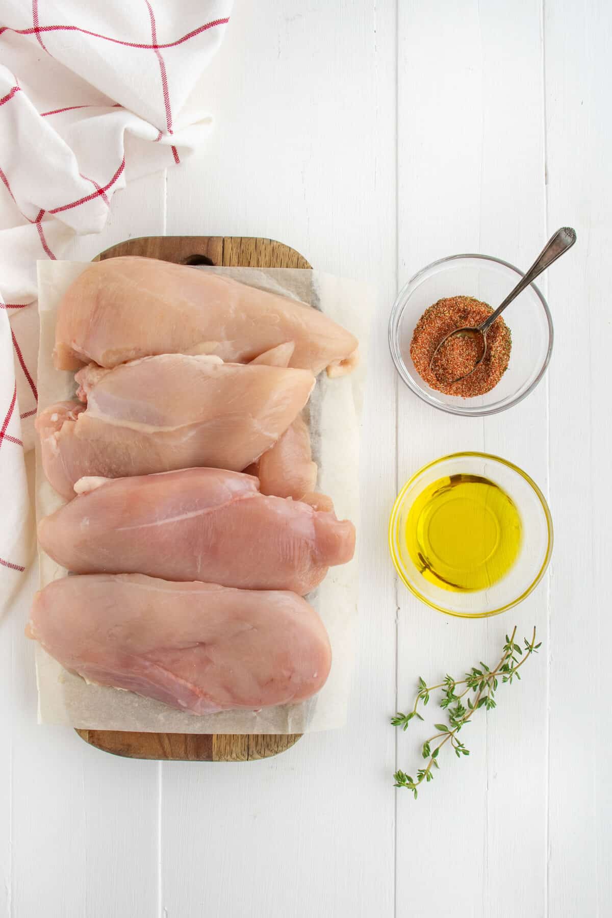 ingredients for baked chicken breasts