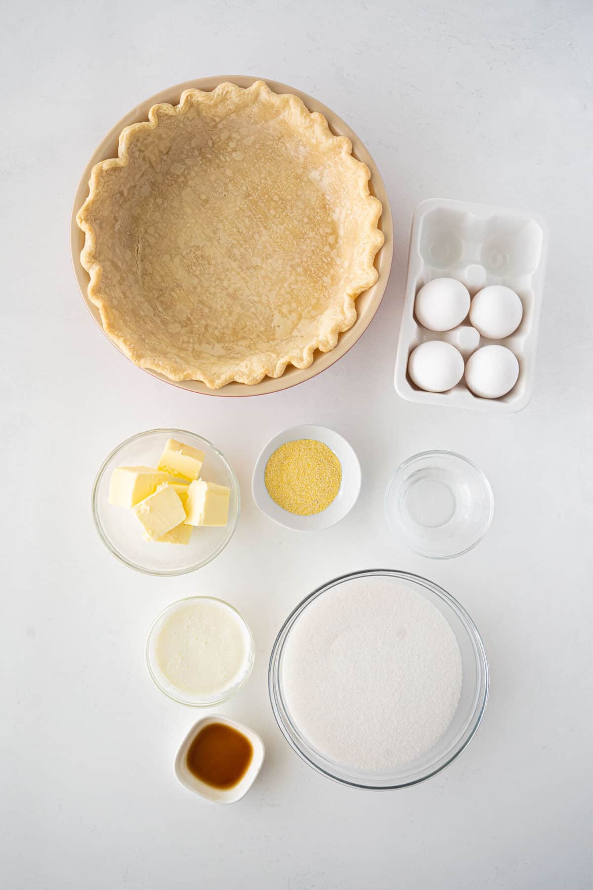 ingredients for chess pie