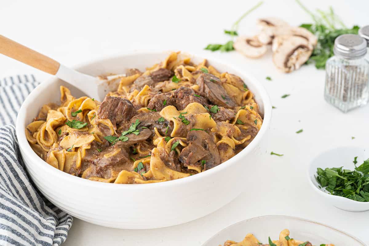 Instant Pot Beef Stroganoff