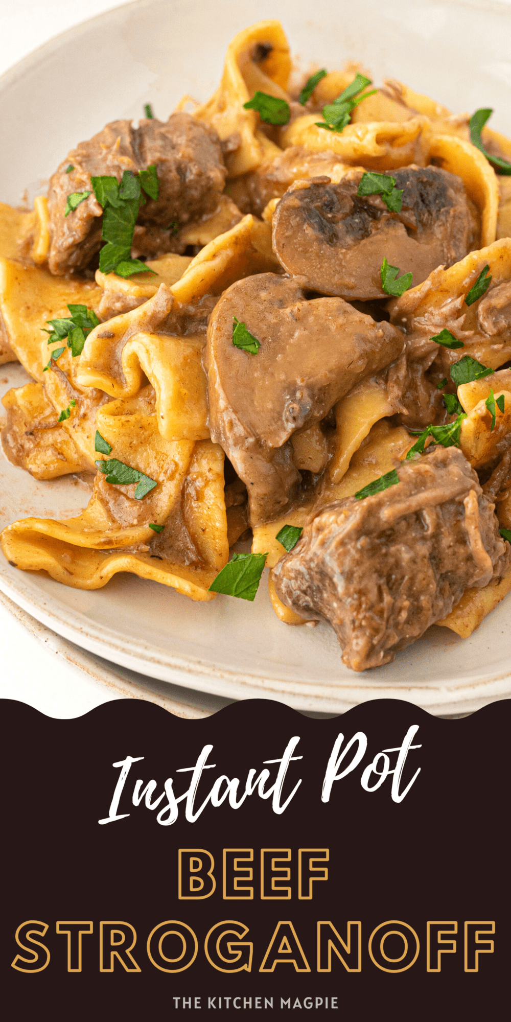 How to make delicious beef stroganoff in your Instant Pot or pressure cooker!