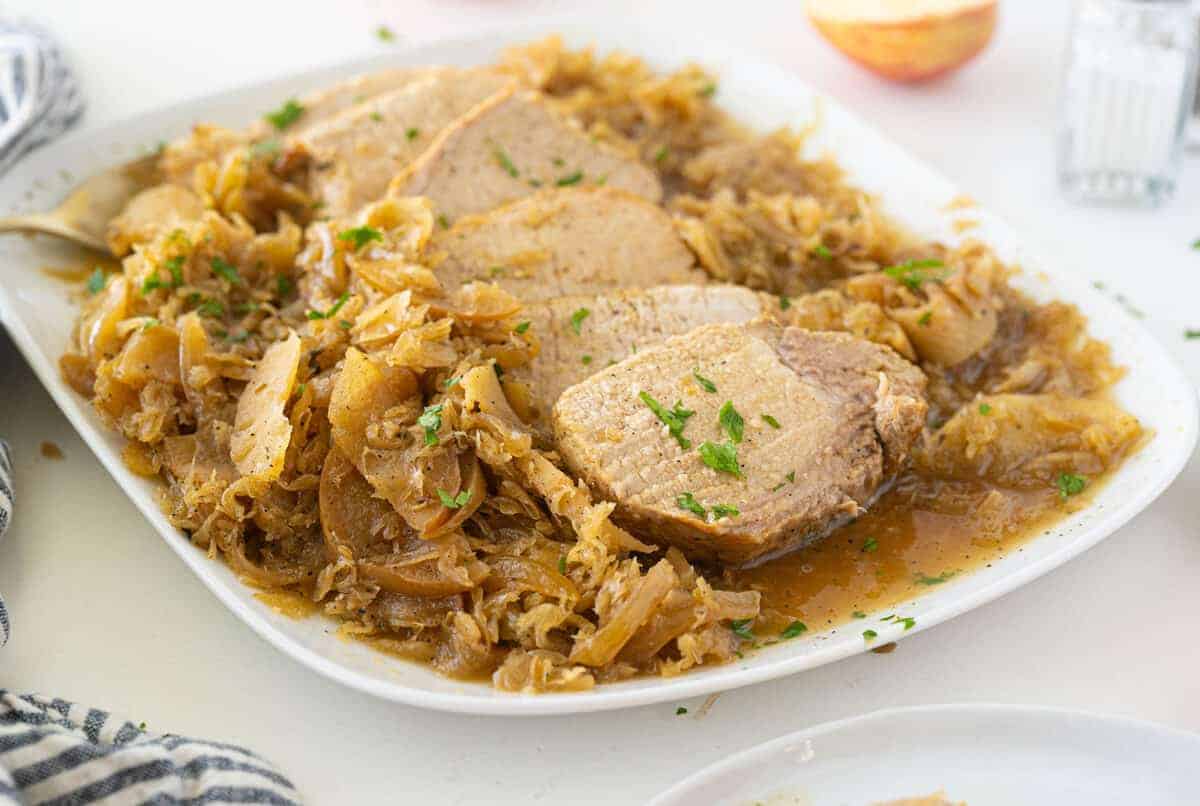 Pork and Sauerkraut - The Kitchen Magpie