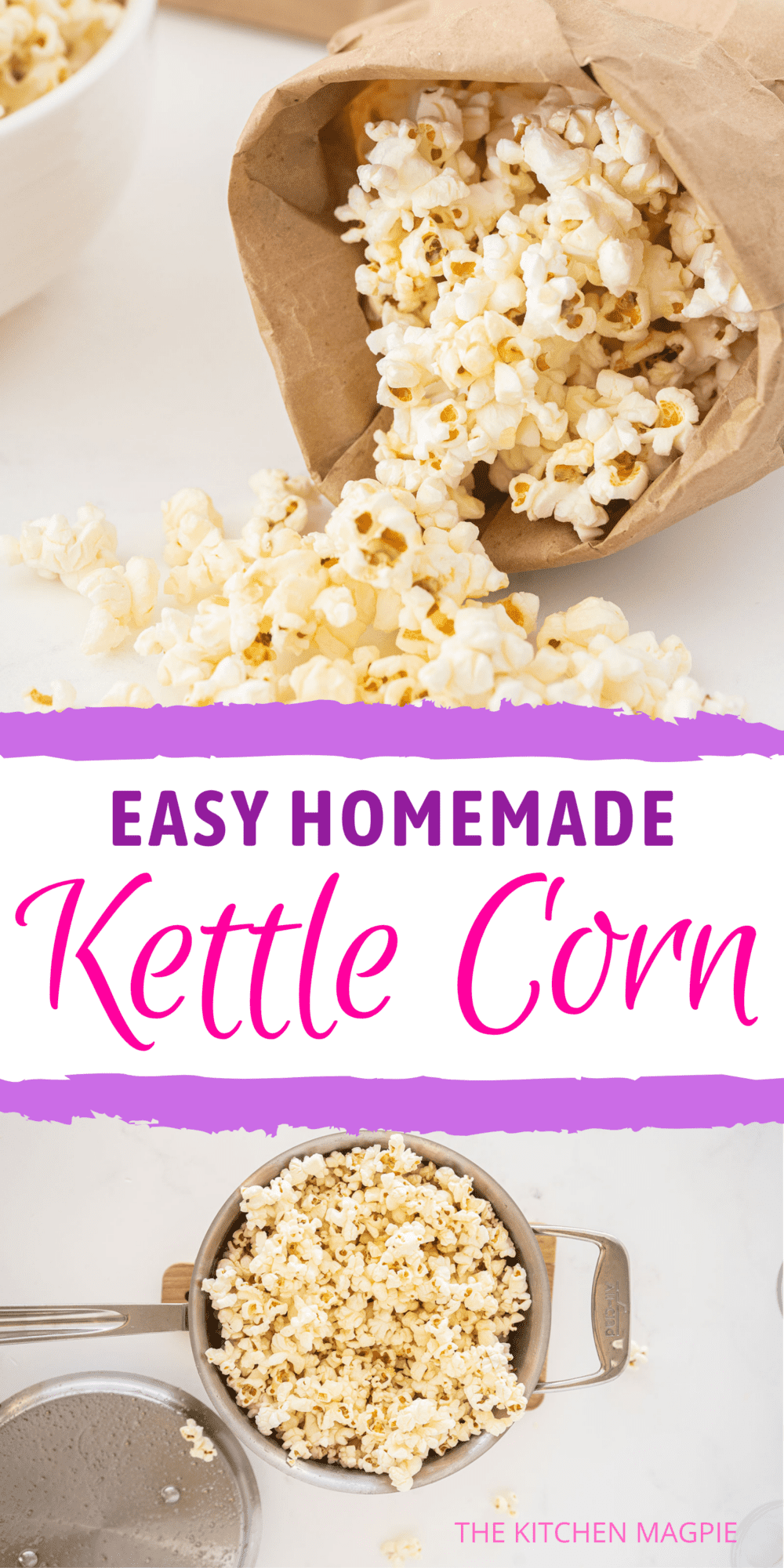 How to make sweet and salty kettle corn, just like you get at the county fair!