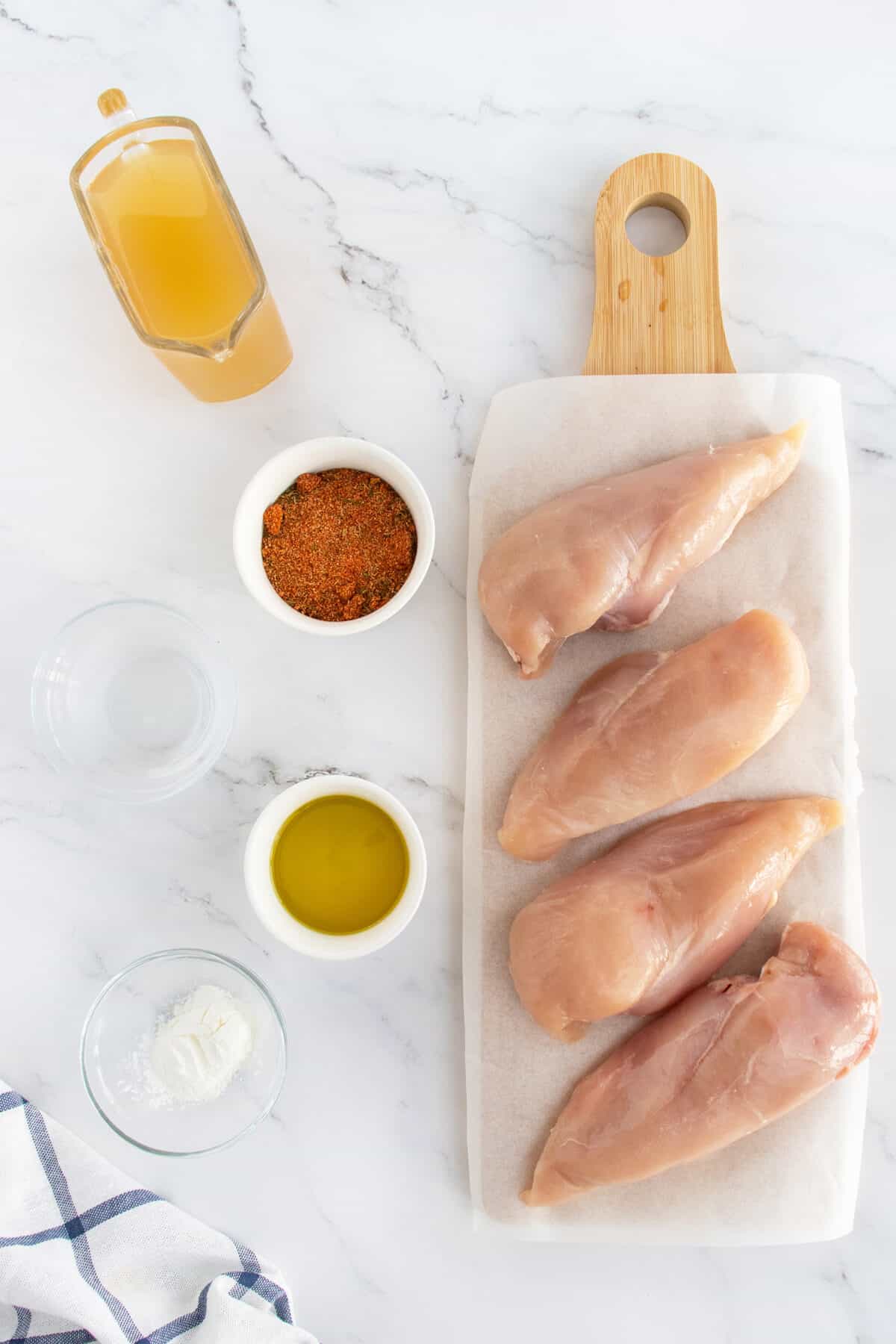 Instant Pot Chicken Breast ingredients