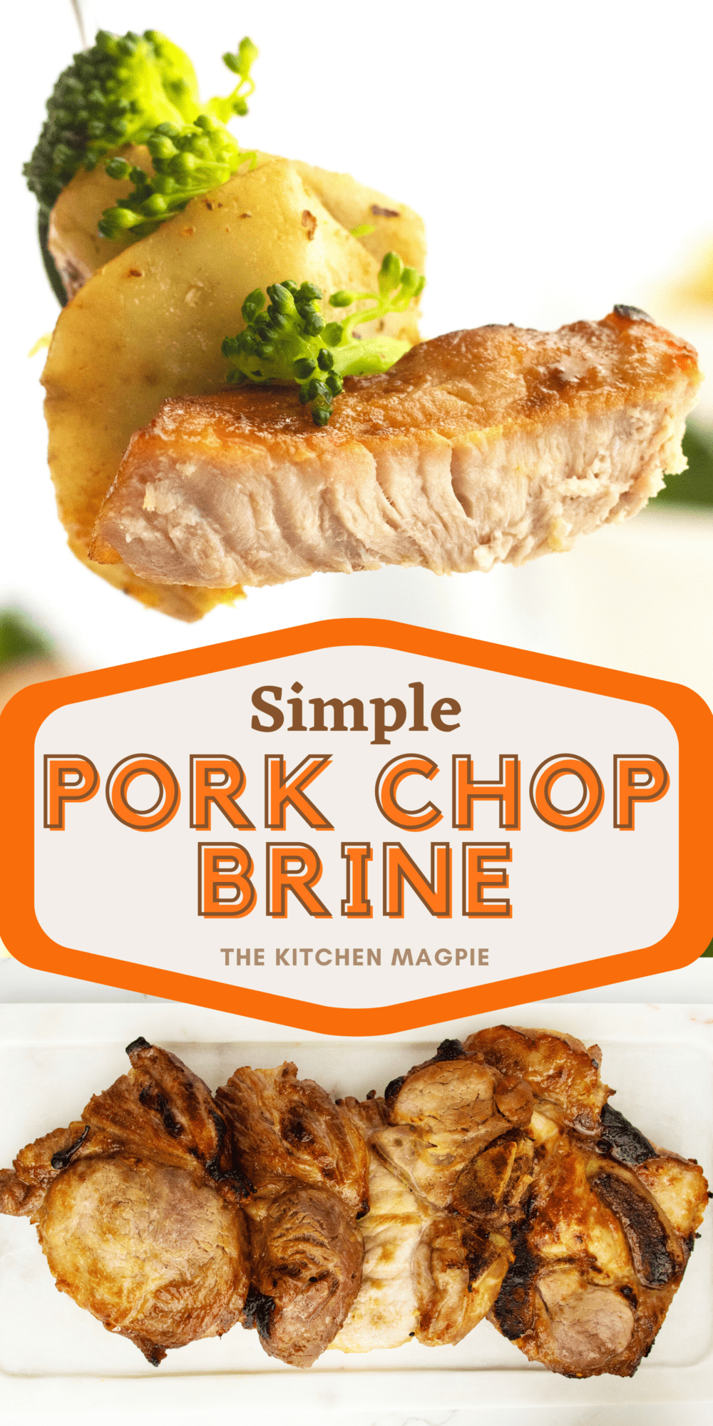 This quick and simple pork chop brine makes a delicious coating on the outside of the chop with a moist and delicious inside. Perfect for grilling!