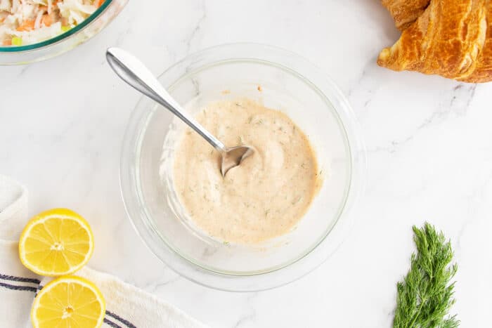Crab Salad sandwich sauce
