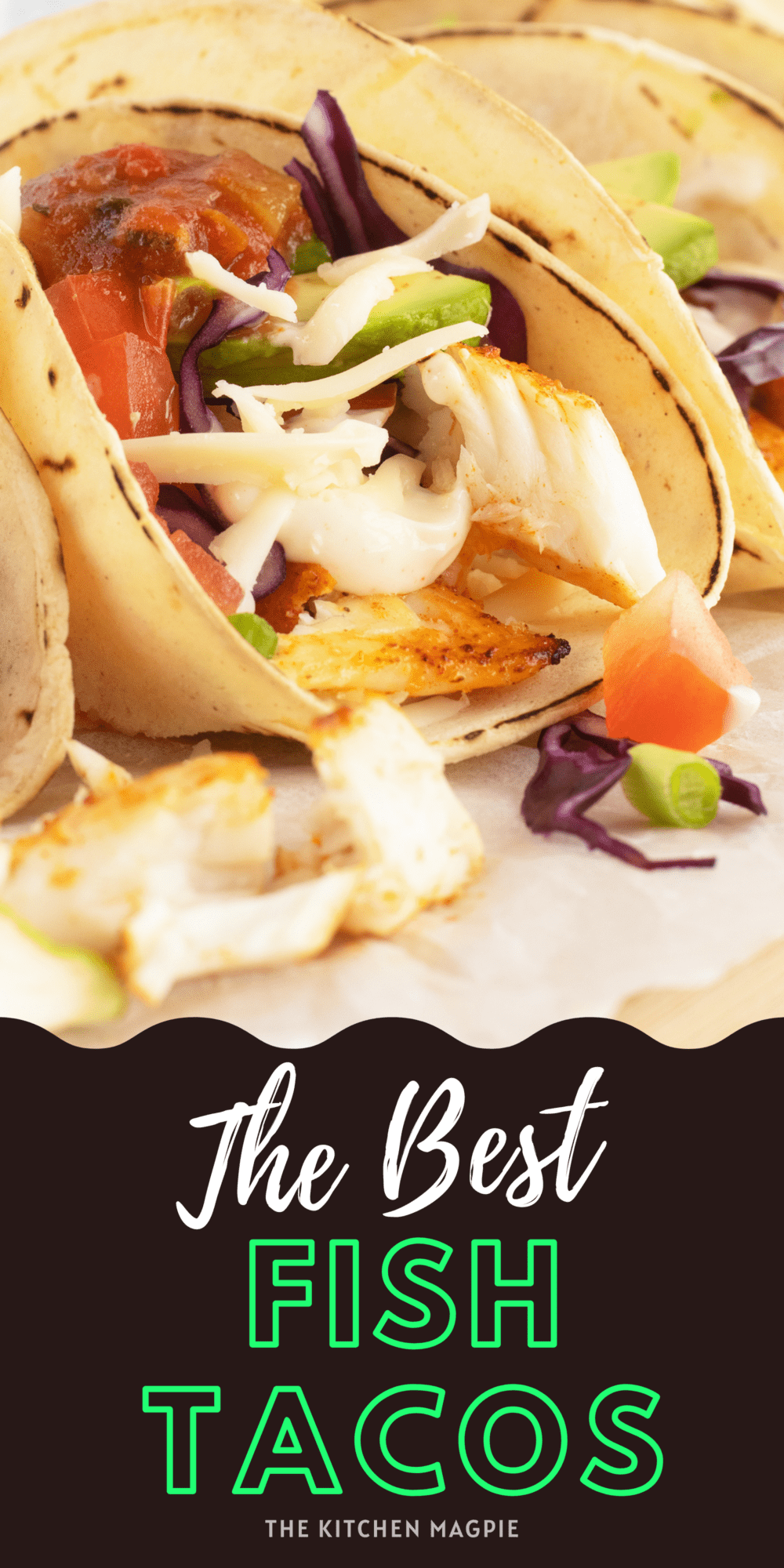 Deliciously seasoned, tender and flaky fish pieces layered over warm corn tortillas paired with a rich and creamy fish taco sauce. Add all of your favorite toppings and it's a flavorful and impressive recipe!