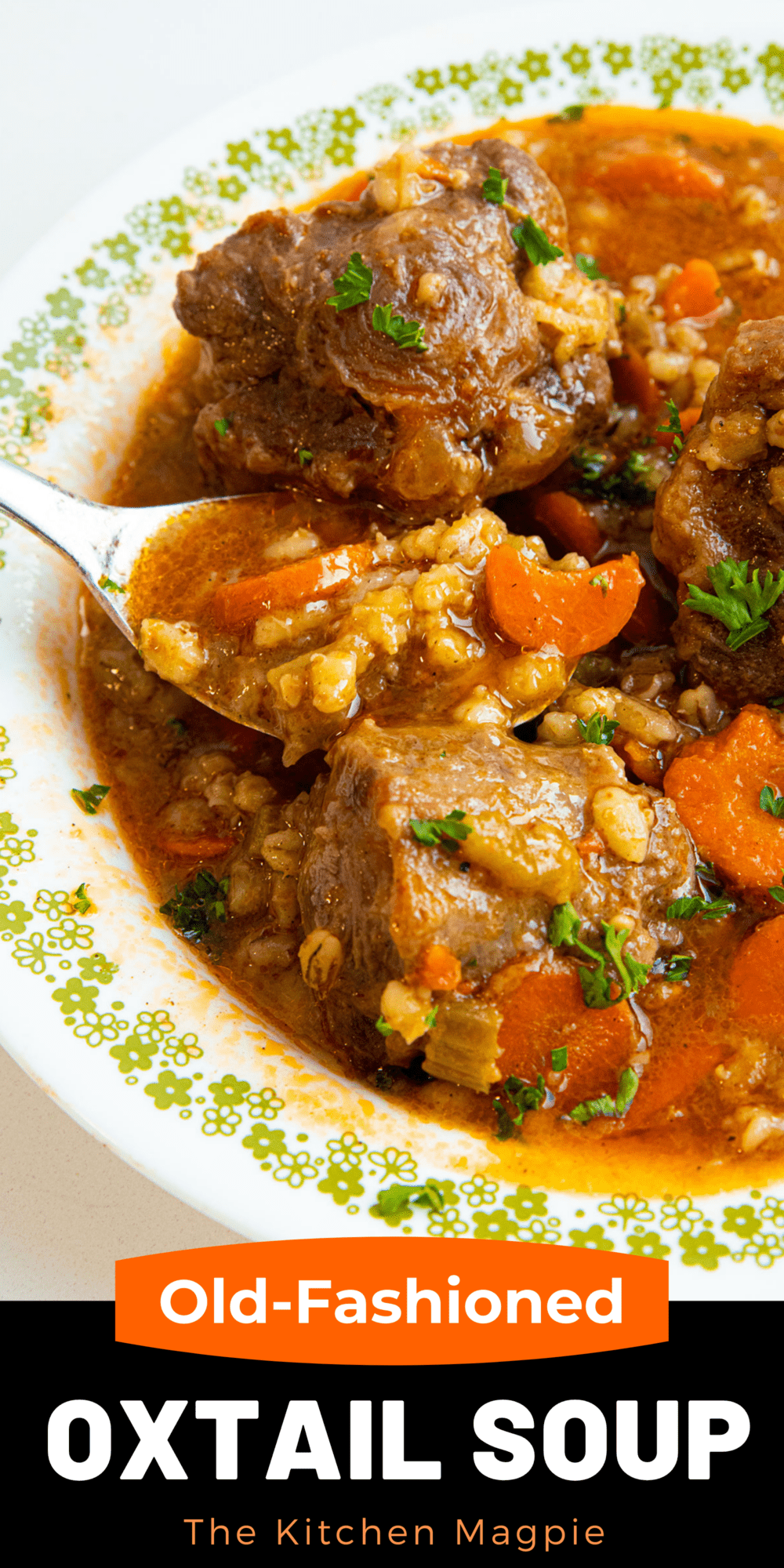 This easy and delicious oxtail soup tastes just like Grandma used to make! Hearty and filling, this is the perfect supper soup!