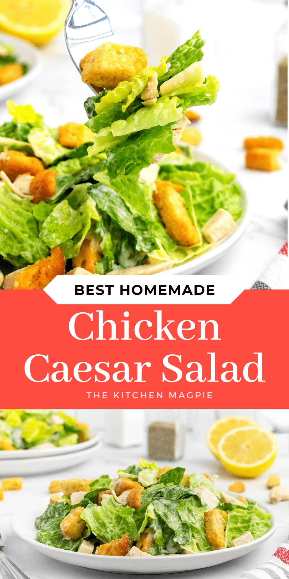 This Chicken Caesar Salad will not only make for a robust, filling, and nutritious meal but will also probably be the best Caesar salad you have ever eaten as well.    