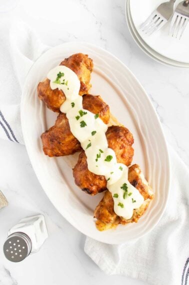 Chicken Cordon Bleu with sauce on top