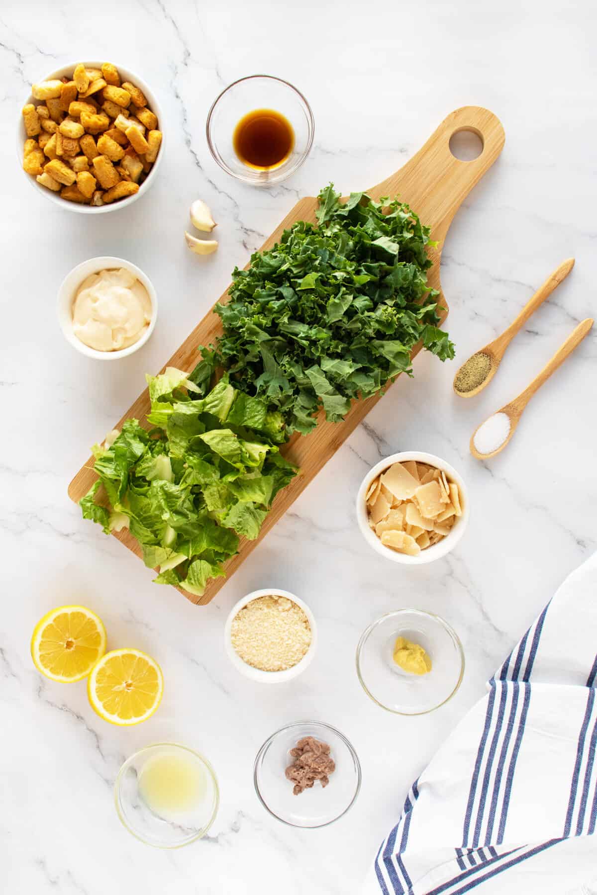 kale caesar salad ingredients