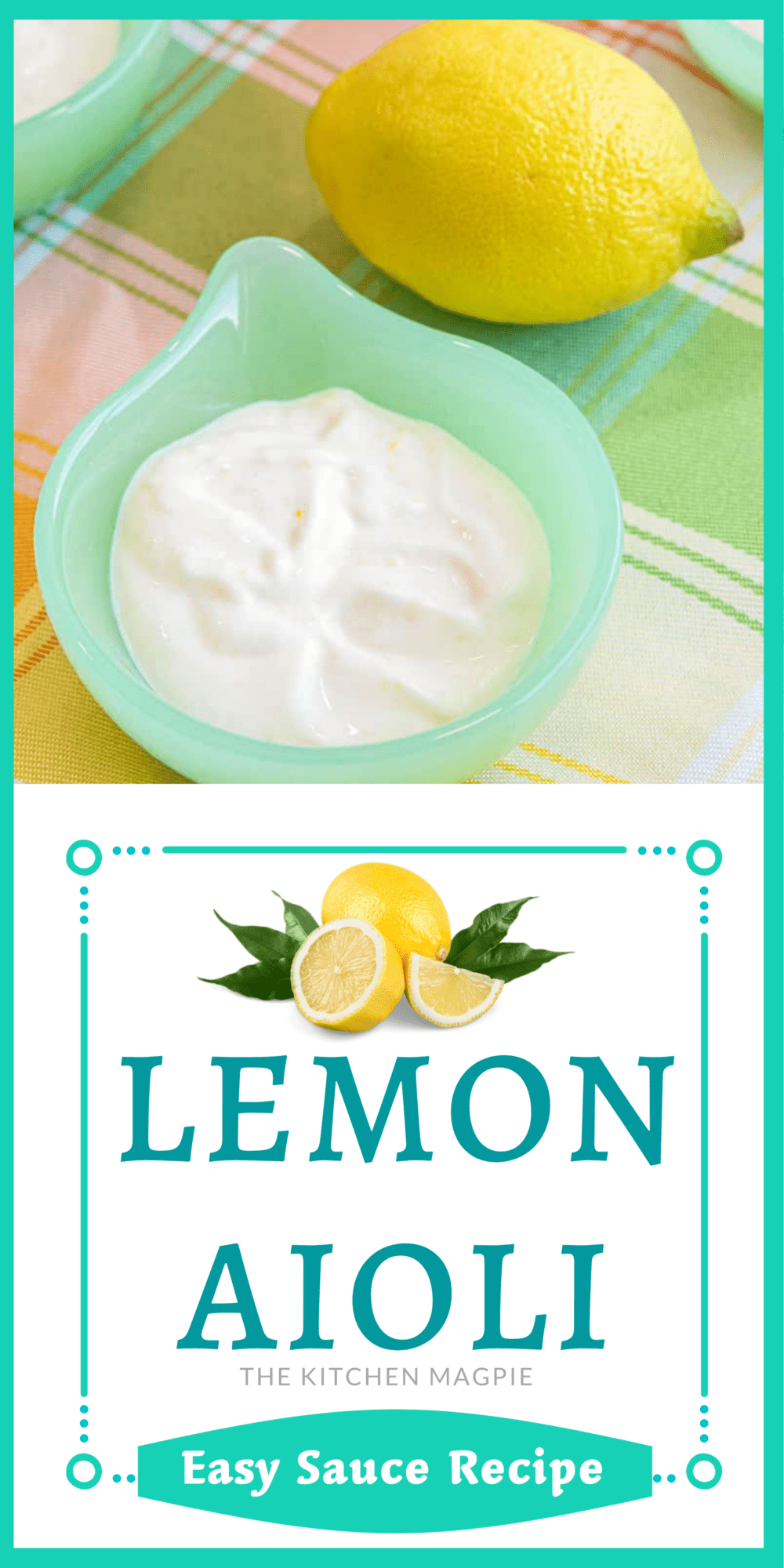 Acidic, lemony, and packed with flavor, this recipe for lemon aioli will make for a really delicious dipping sauce. 