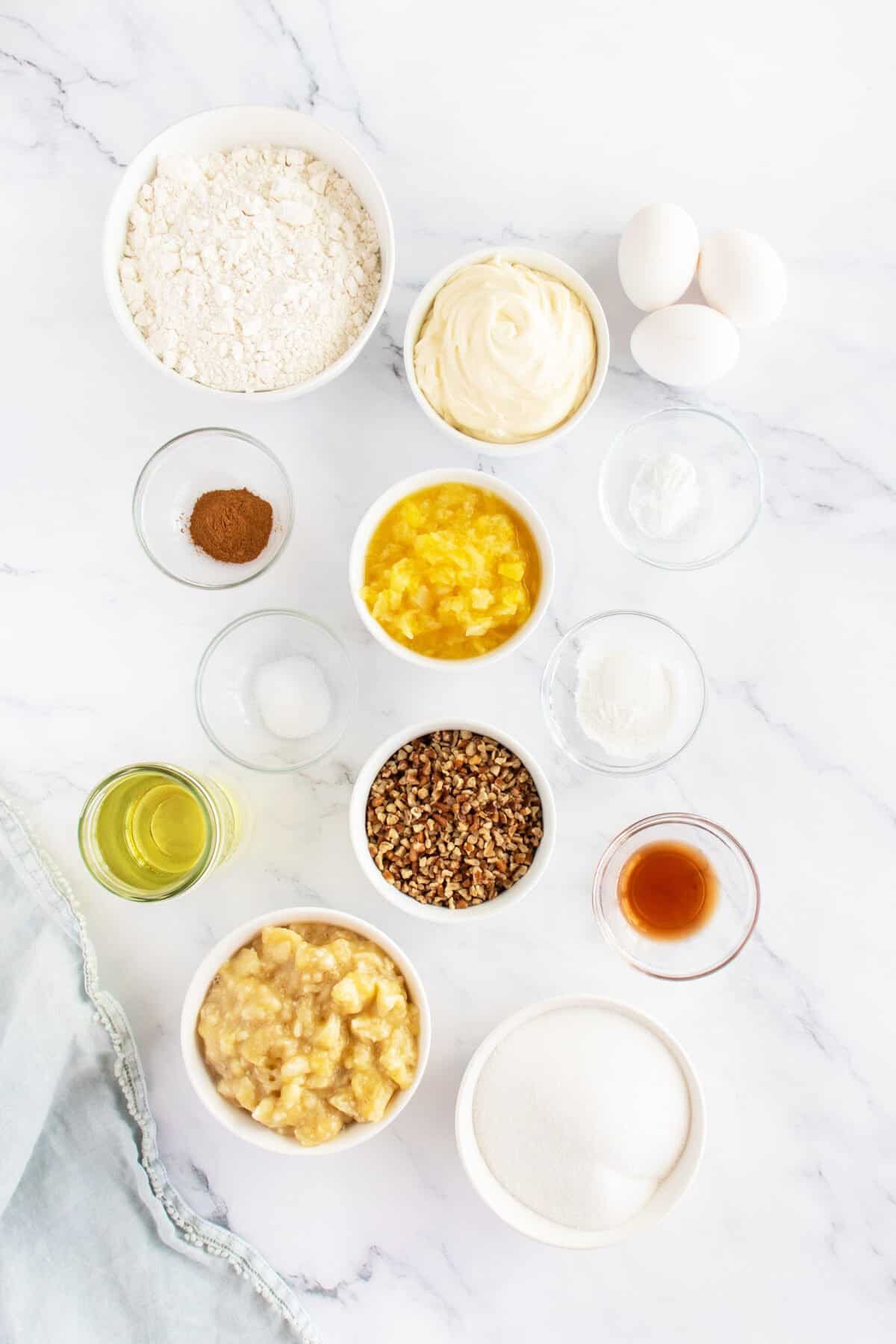 Hummingbird cake ingredients