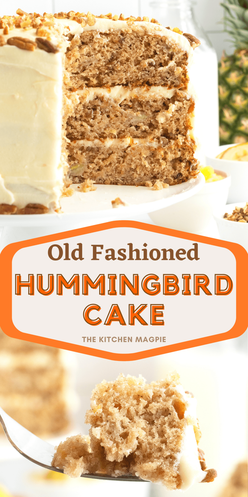 Hummingbird cake is all about plenty of rich, juicy fruits put into a decadent and moist cake and topped with some great cream cheese icing.