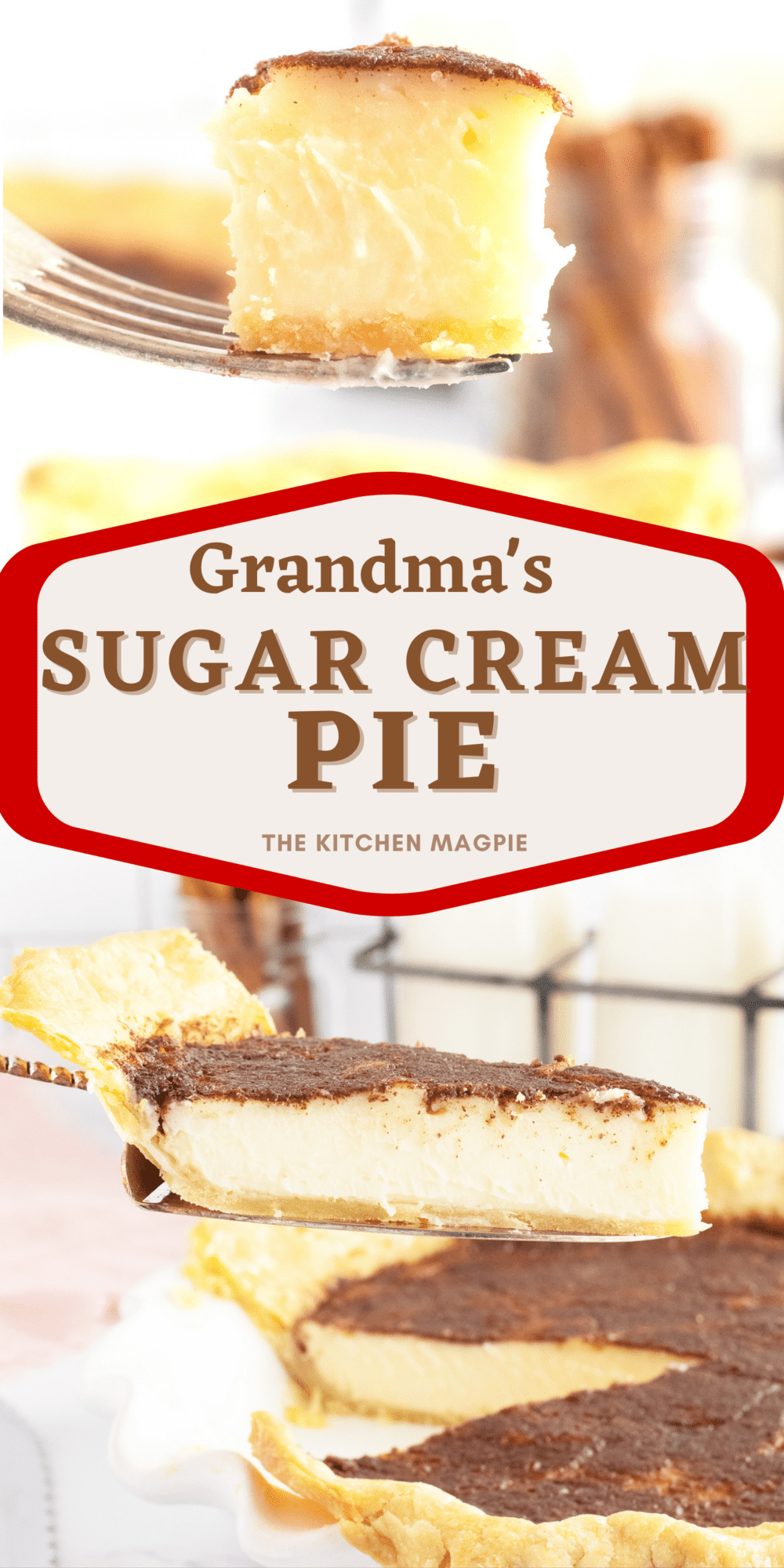 Light, sweet, and super decadent, this simple recipe for sugar cream pie is a must-have for any good home baker. 